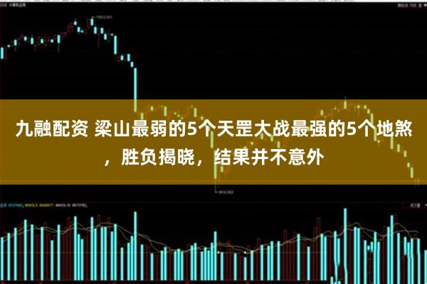 九融配资 梁山最弱的5个天罡大战最强的5个地煞，胜负揭晓，结果并不意外