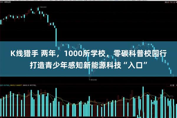 K线猎手 两年，1000所学校，零碳科普校园行打造青少年感知新能源科技“入口”